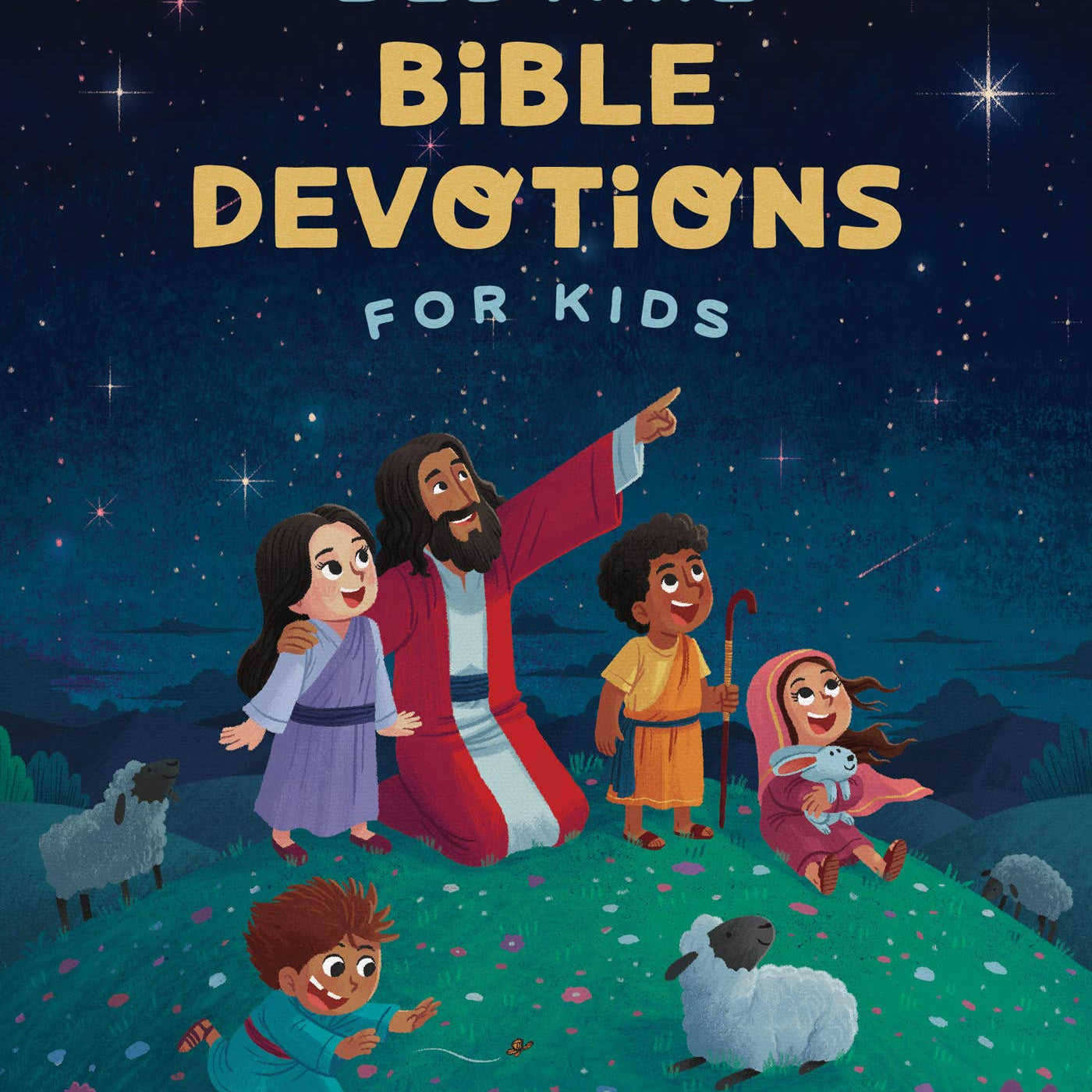 Bedtime Bible Devotions for Kids, Barbour Publishing book cover