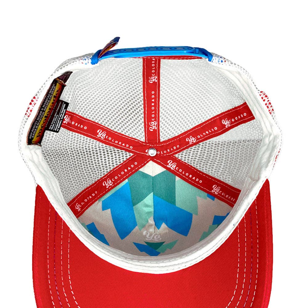Lil' Fit Blue Nugget Colorado Flag Trucker Hat - view 4