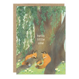 Fox Welcome Baby Card