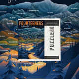 1000 Piece Puzzle - Colorado Fourteeners Mountain Range