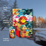 Color Triangles Poly Eco-Performance Blanket-52"x75"