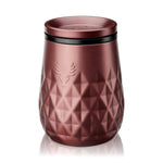Viski Paragon Wine Tumbler in Rose, insulated stainless steel wine glass