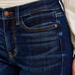 Judy Blue petite mid-rise bootcut jeans in dark wash