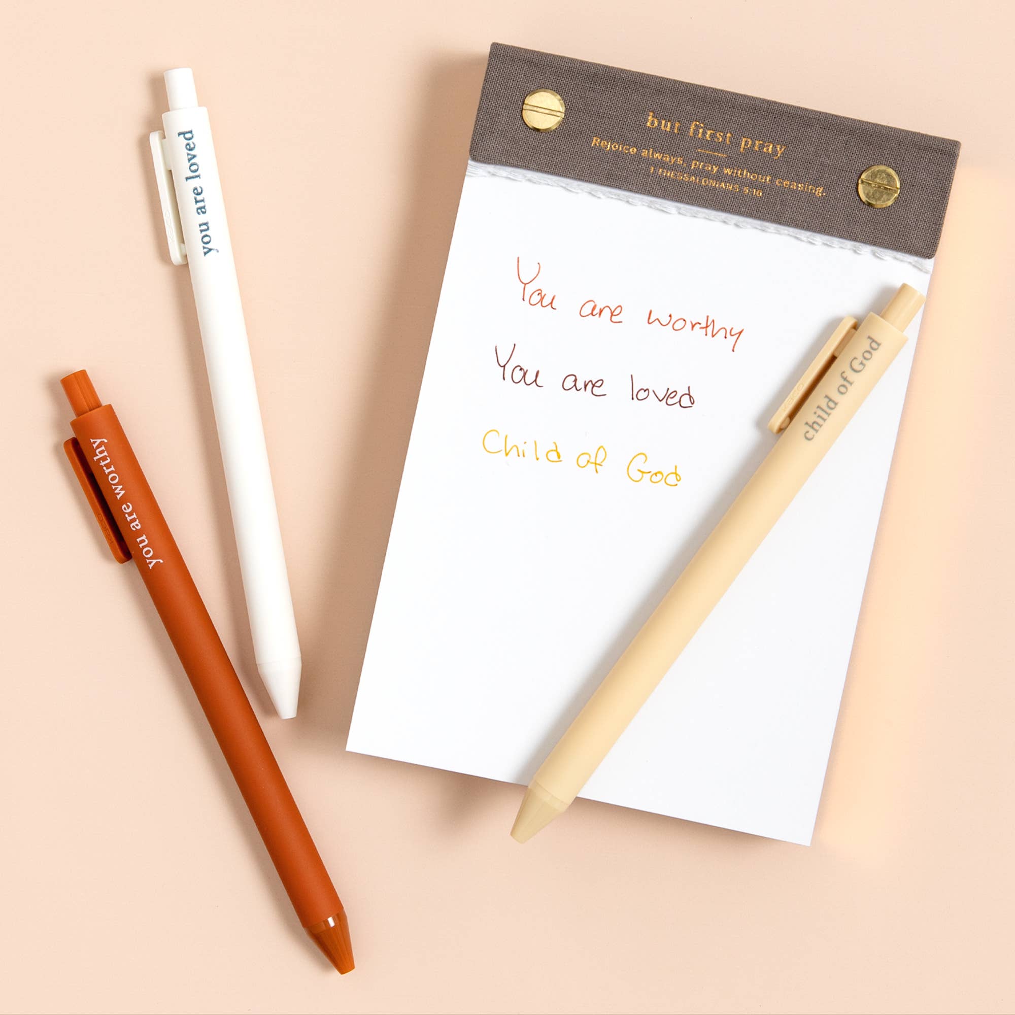 Faith pen set in packaging by Church Notes Co.