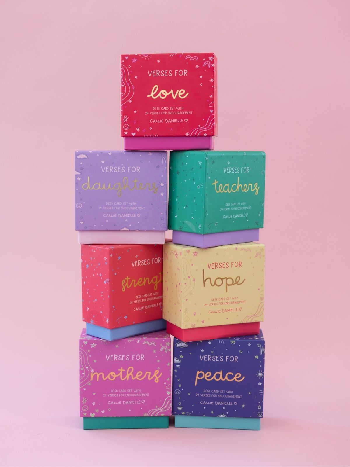 Verses for Strength Bible verse card set with display stand - view 5