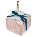 You Are Altogether Beautiful pink floral note block with coordinating pen