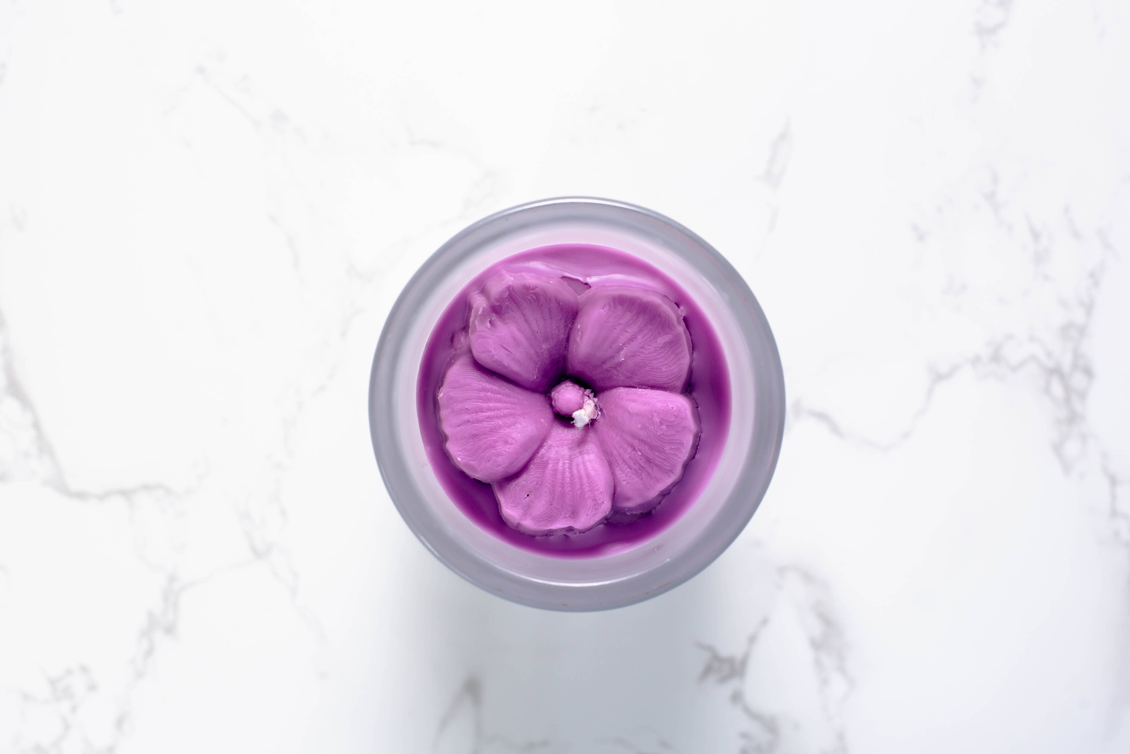 Hibiscus Flower Candle