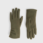 Chic Button Detail Touchscreen Gloves - detail view