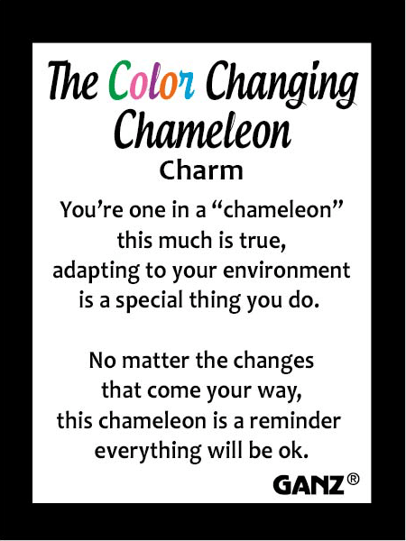 Color Changing Cameleon Charm - 39 North CO 