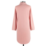 Coral Cooling Long Sleeve Night Shirt back