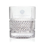 Viski Revolve Spinning Crystal Rocks Glass
