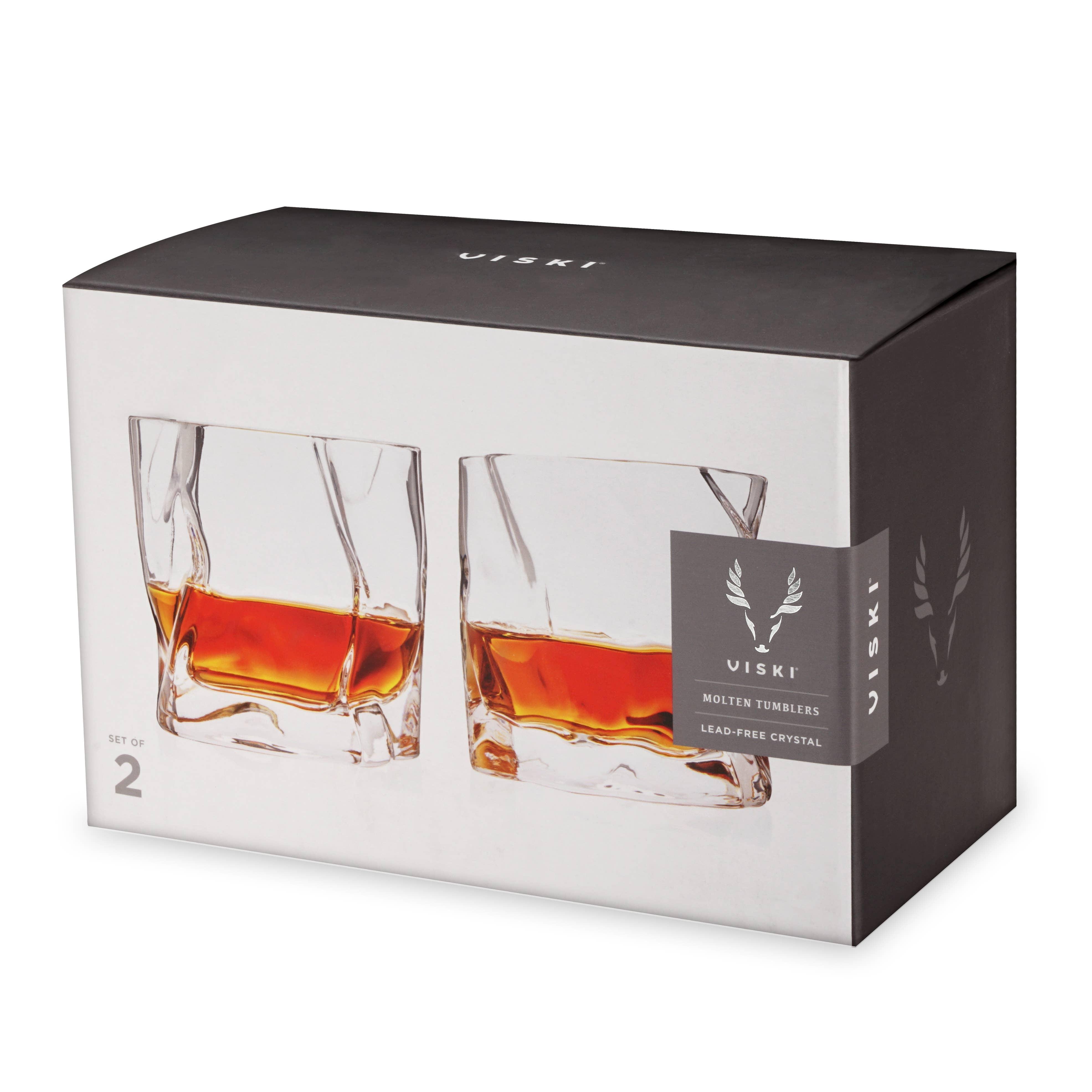 Crystal Molten Tumblers - 39 North CO 