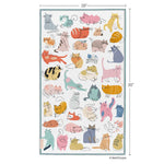 If Cats Could Talk reversible microfiber kitchen towel, view 3