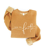 Keep the Faith Graphic Fleece Pullover Sweatshirt