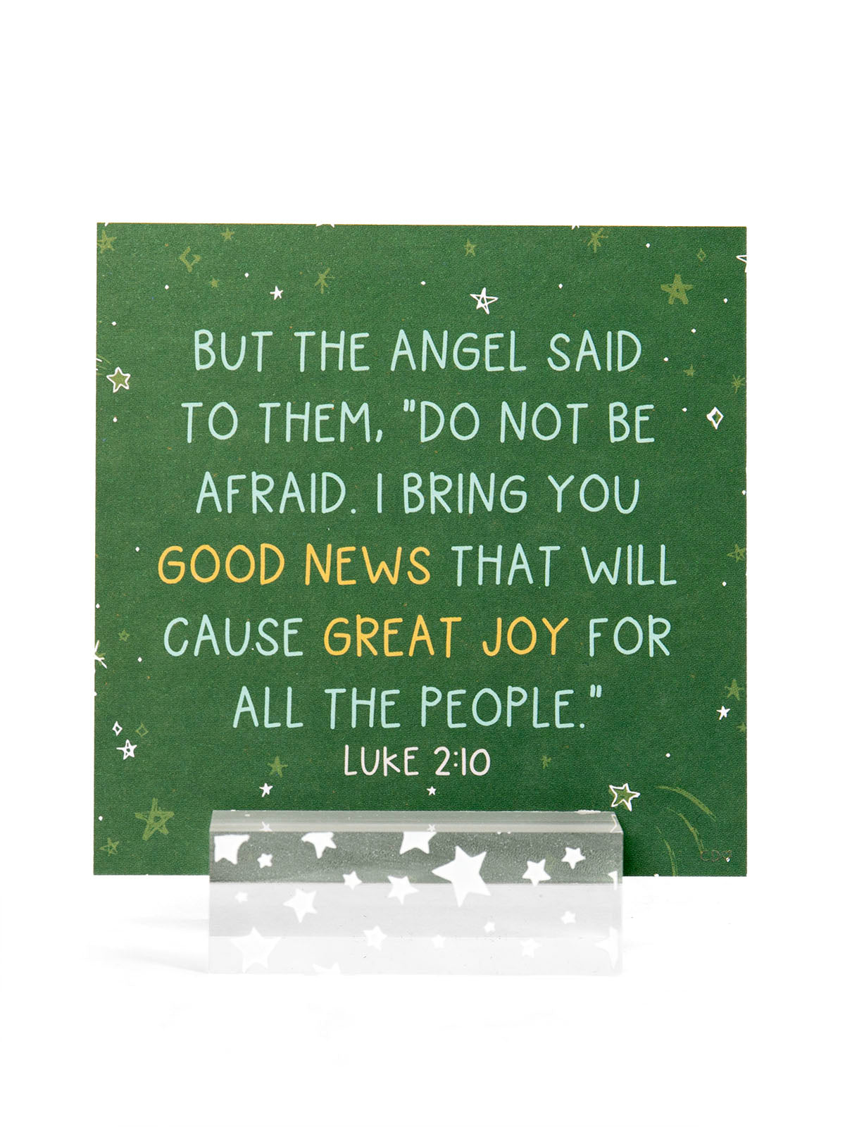 Verses for Joy Bible verse card set with display stand - view 3
