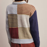 Colorblock Mixed Stripe Sweater in Blue Multi – 6