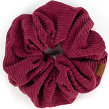 C.C Corduroy Solid Color Soft Scrunchies