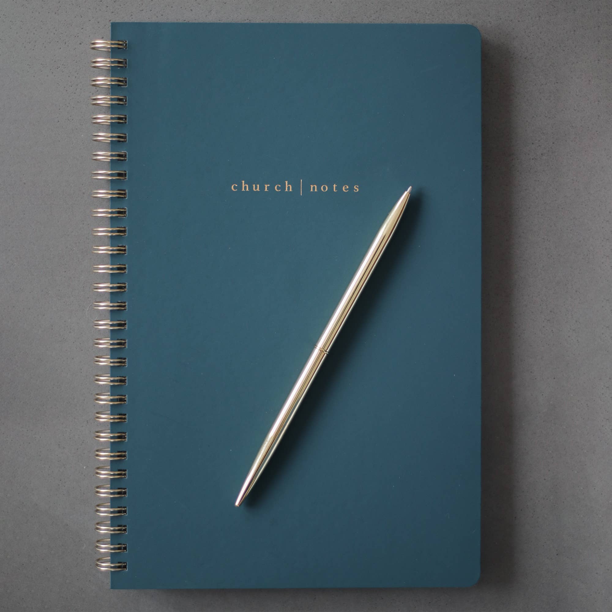 Navy sermon notes journal by Church Notes Co.