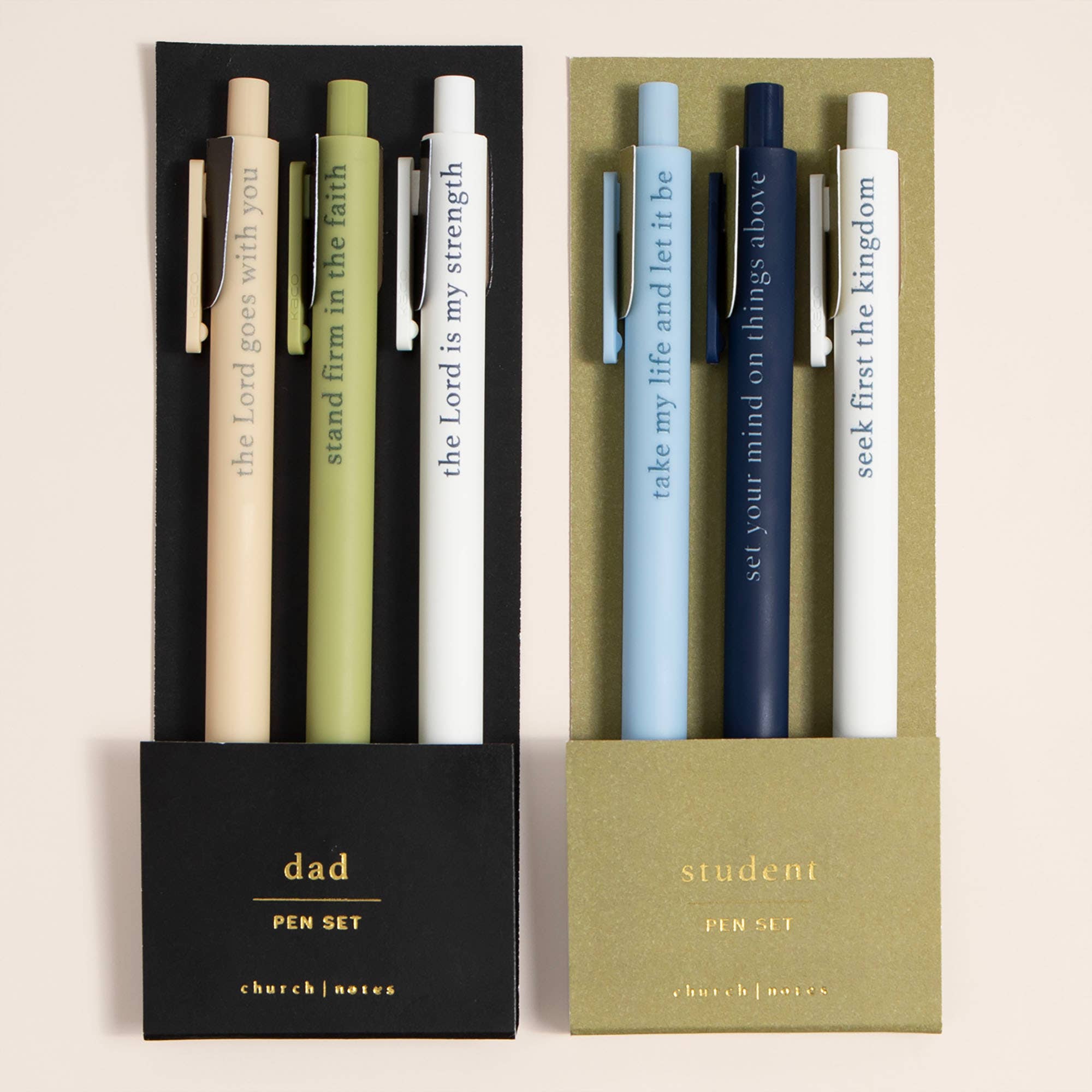 Dad Bible study pen set, a Father's Day gift for sermon notes