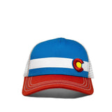 Kids' Blue Nugget Colorado Flag Trucker Hat - view 2
