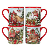 Homestead Christmas Horse Mug, 16 oz. (Assorted)