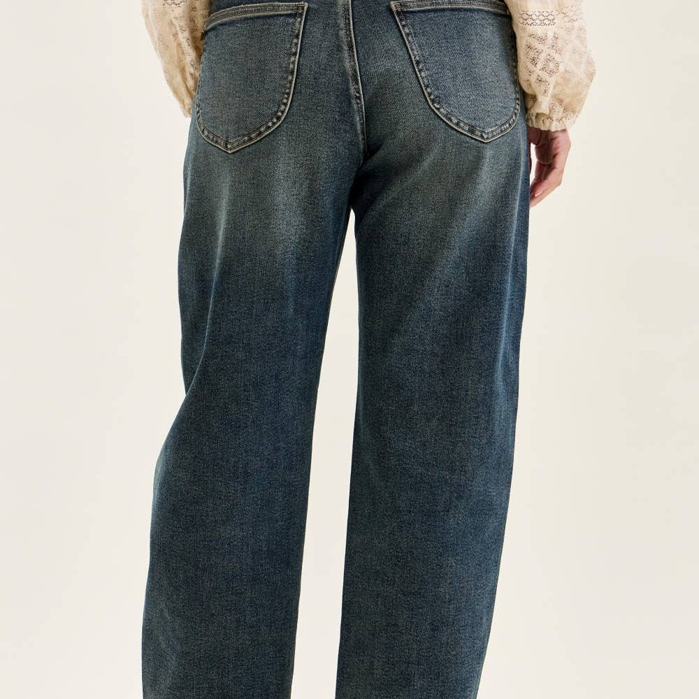 High Waist Marlow w/ Hollywood + Double Button
