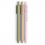 Rejoice gel pens printed with Joy To The World and Oh Come Let Us Adore Him