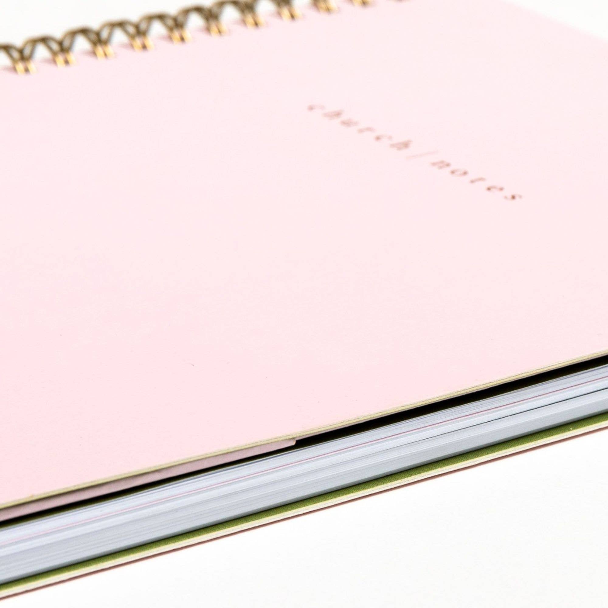 Blush Church Notes Bible study notebook, additional view
