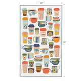 But First Coffee reversible microfiber kitchen towel, view 5