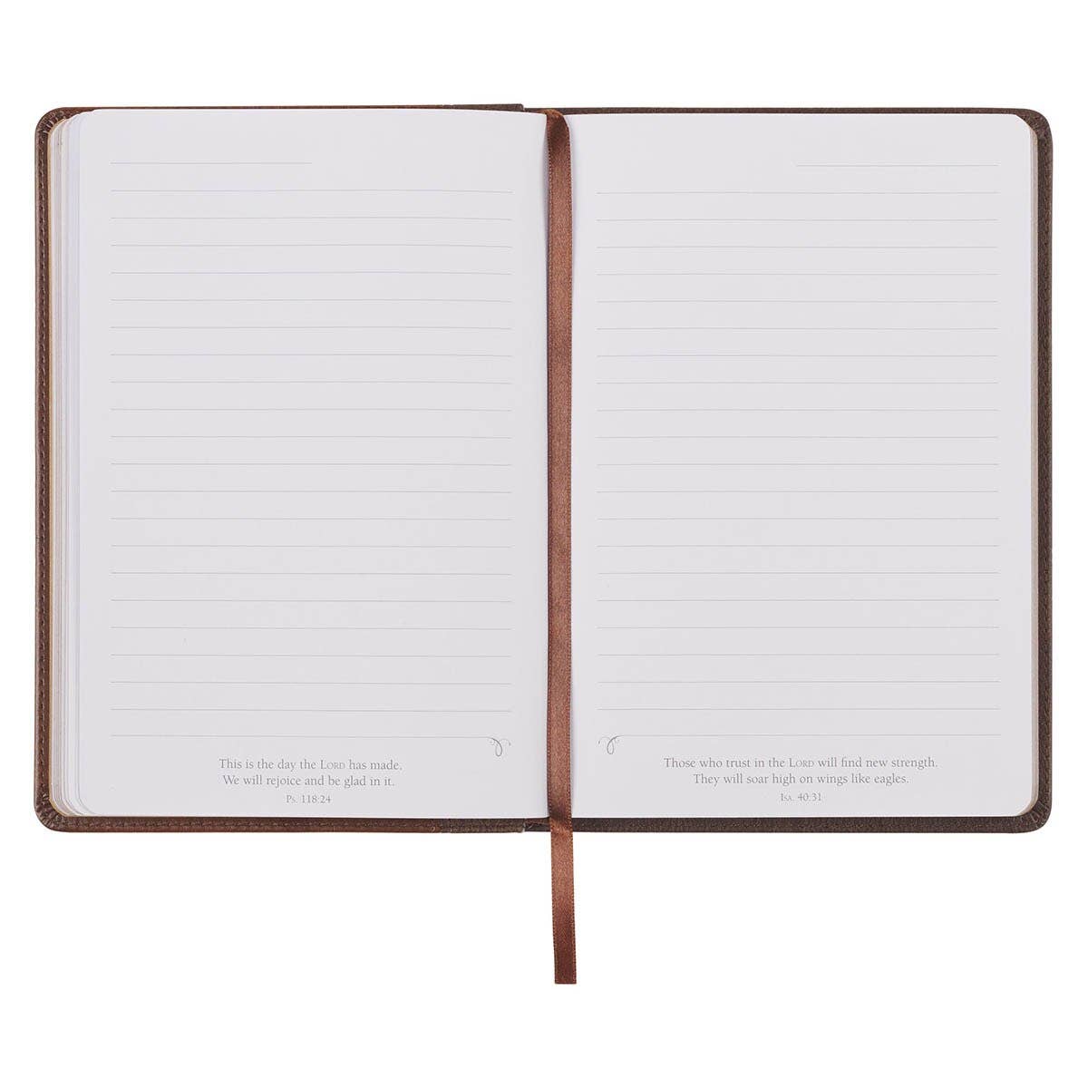 Amazing Grace faux leather journal, lined interior pages