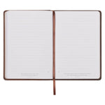 Amazing Grace faux leather journal, lined interior pages