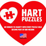 Made in the USA jigsaw puzzle with a charitable donation for every puzzle sold