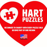 Made in the USA jigsaw puzzle with a charitable donation for every puzzle sold