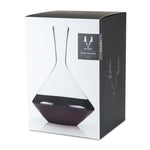 Viski Raye Angled Crystal Wine Decanter, 60 oz