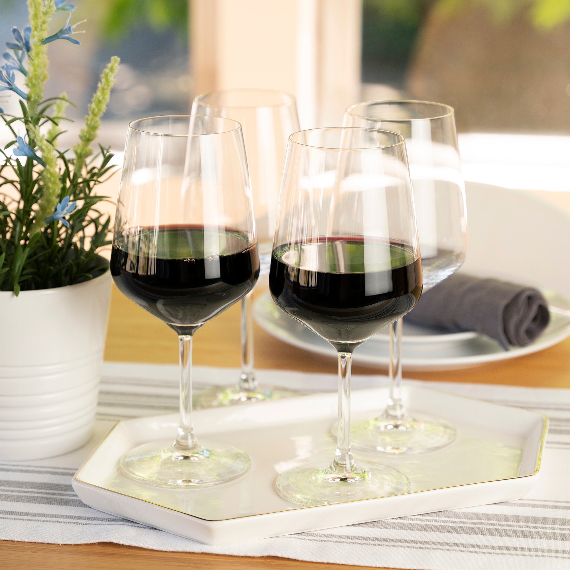 Spiegelau Style Red and White Wine Glasses, Set of 12