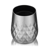 Viski Paragon Stainless Steel Wine Tumbler, Platinum