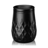 Viski Paragon Wine Tumbler in Obsidian, insulated stainless steel wine glass