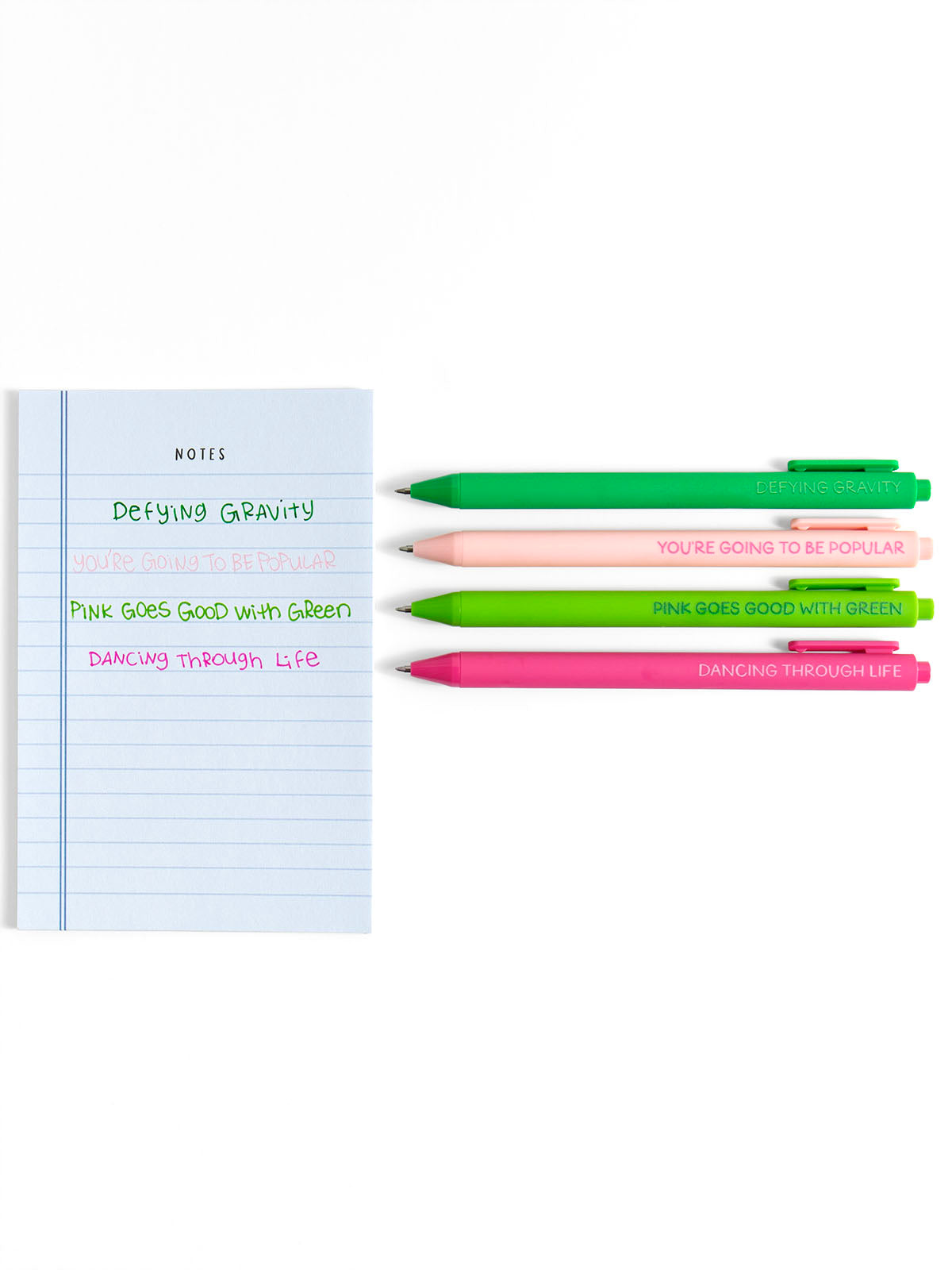 Defying Gravity musical theater gel pen set of 4 - view 3