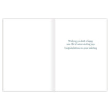 Two Birds in Heart Wedding Card