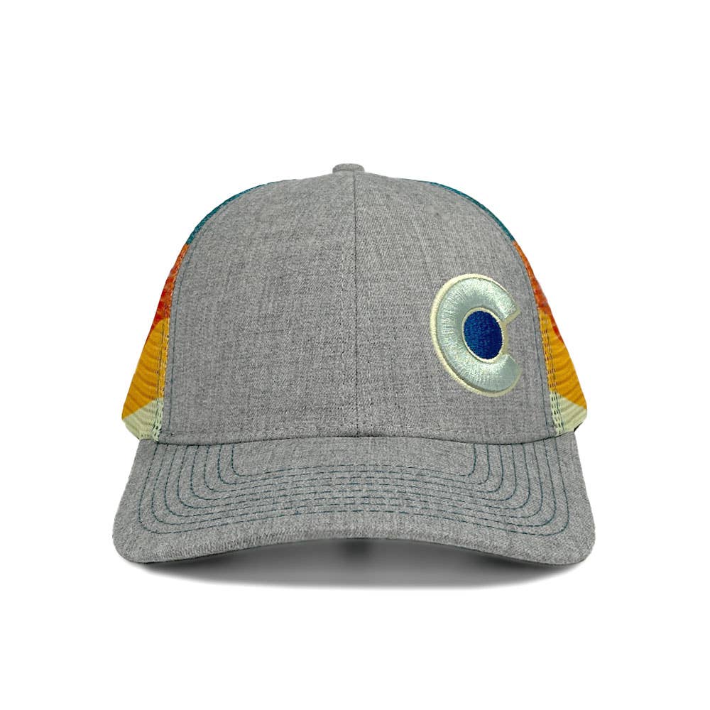 Grey Shoreline Colorado Trucker Hat - view 2