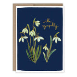 Snowdrops Sympathy Card