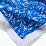 Hanukkah Leaves White Tea Towel