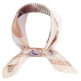 Elegant Big Flower Pattern Print Bandana Scarf