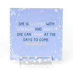 Verses for Mothers Bible verse card set with display stand - view 2