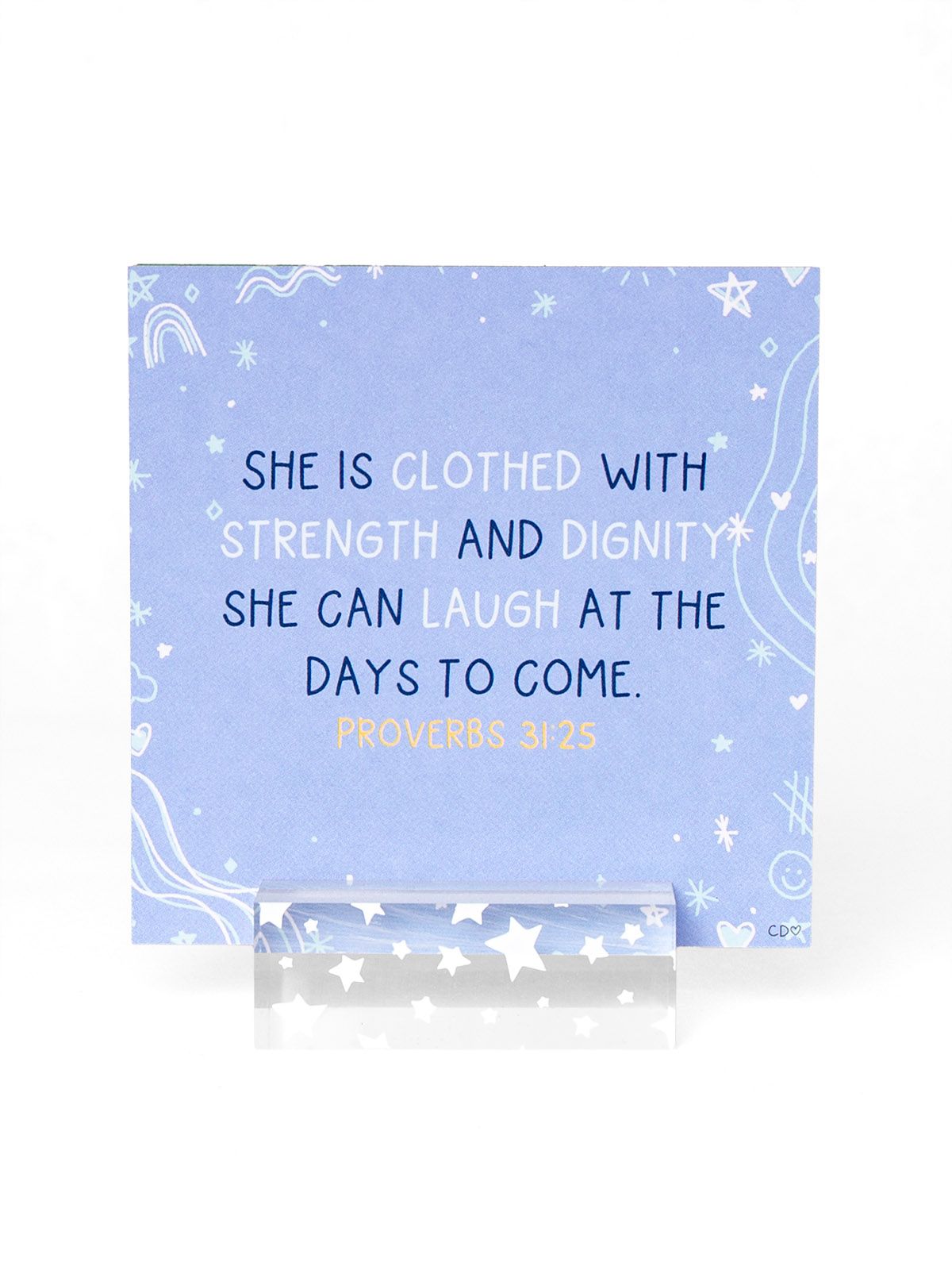 Verses for Mothers Bible verse card set with display stand - view 2