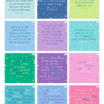 Verses for Peace Bible verse card set with display stand - view 3