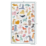 If Dogs Could Talk reversible microfiber kitchen towel, view 3