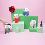 Big Heart Tea holiday gift display featuring the Blue Lullaby box