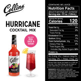 Collins Hurricane Cocktail Mix, Passion Fruit & Pineapple, 32 oz