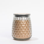 Greenleaf Cashmere Kiss Signature Candle in hobnail glass jar